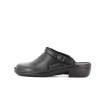 sabot noir en cuir